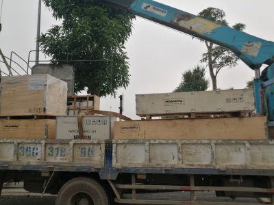Xe hàng cập bến 3 công trình tại Thanh Hóa